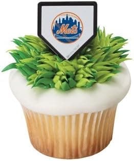 MLB New York Mets Cupcake Rings - 24 ct