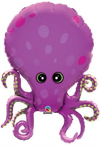 Qualatex 35 Inch Octopus Shaped Foil Balloon