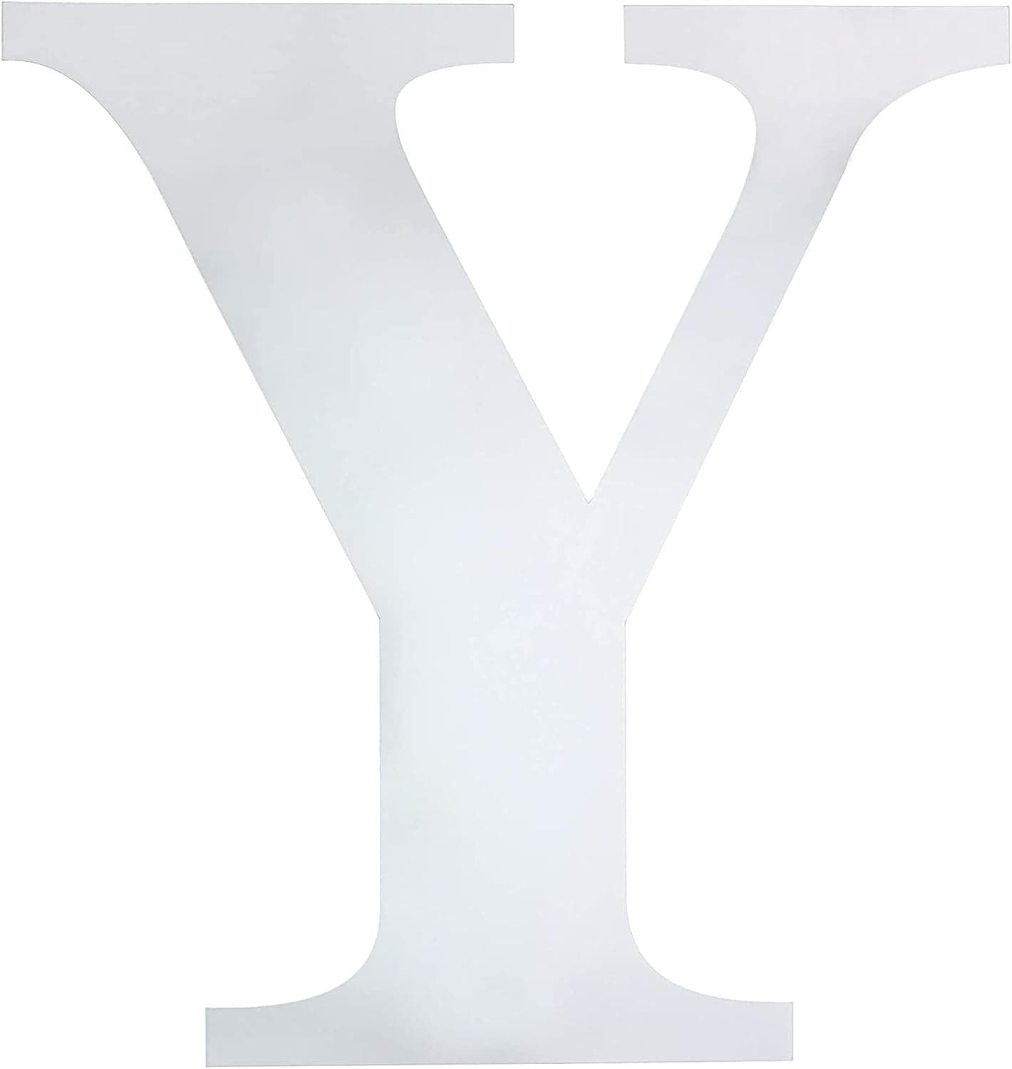 Juvale Letter Y Mirror Decal Sticker DIY Wall Art (3 Pack)