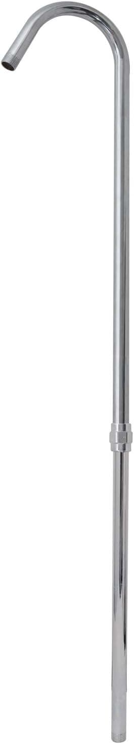 Ez-Flo 11121 Spout Type Portable Add-On Shower Replacement Riser Chrome