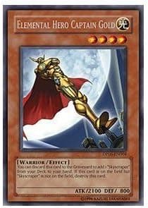 Yu-Gi-Oh! - Elemental Hero Captain Gold (DP06-EN004) - Duelist Pack 6 Jaden Yuki 3-1st Edition - Rare