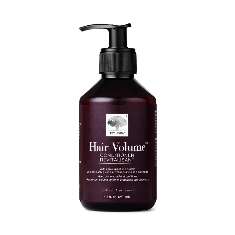 New Nordic Hair Volume Conditioner | A Creamy, Herbal Recipe to Weightlessly Hydrate, Volumize, Soften and Shine | Vegan & Formulated with Clean Ingredients I 8.5 Fl Oz