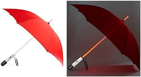ZHOL Fashion LED Flashlight Light Umbrella (Red) 4 Seasons