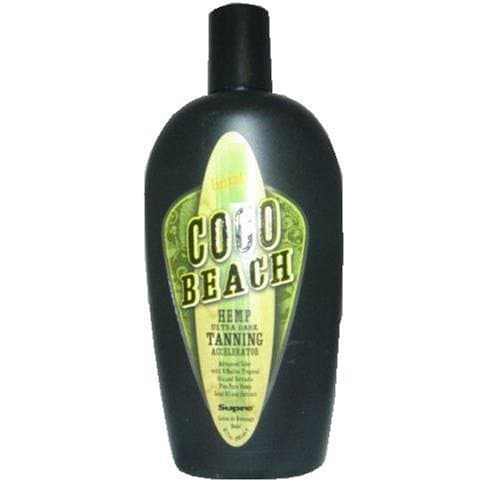 Supre Coco Beach Hemp Accelerator Ultra Dark Tanning Lotion 10 oz.