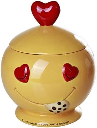 Pacific Giftware All You Need is Love and Cookies Ceramic Cookie Jar 8 Inch Tall