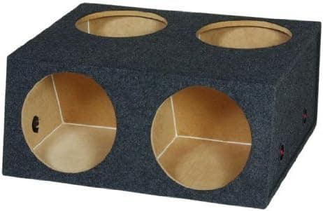 Q Power BASS154HOLET 4 Hole 15" Subwoofer Speaker Box Enclosure