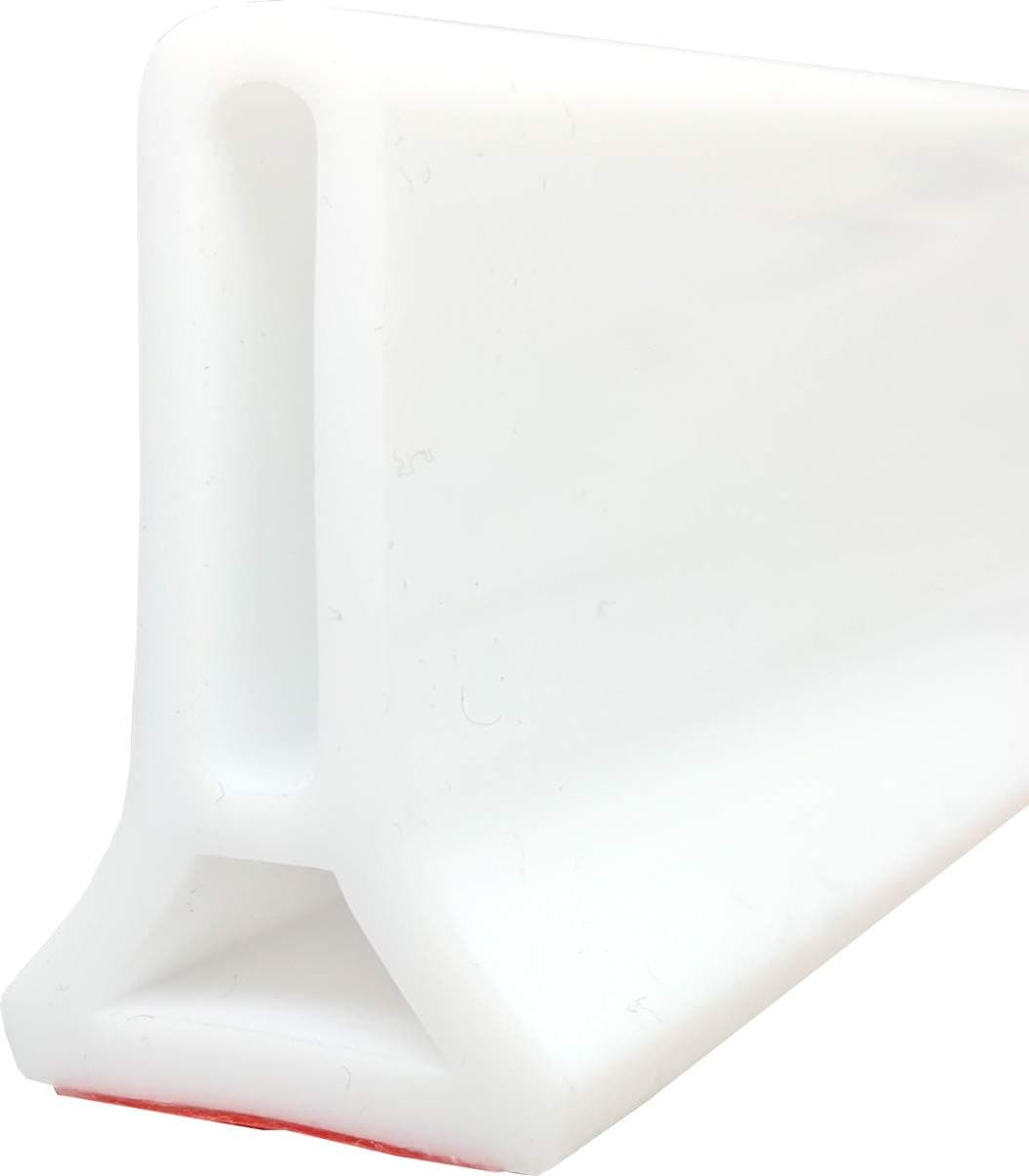 59Inch Collapsible Shower Threshold Water Dam 2" High Shower Barrier Water Stopper 2" Tall Shower Water Guard To Keep Water In Shower Dry And Wet Separation Bathroom Wheelchair Accessible 4.92Ft