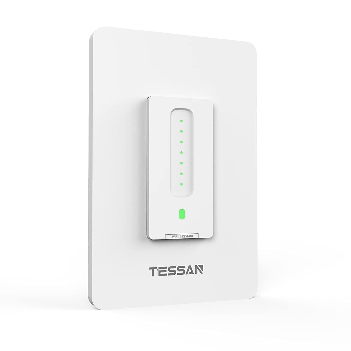 3 Way Smart Dimmer Switch, TESSAN WiFi Dimmable Light Switch Works with Regular 3 Way 4 Way Switch, Compatible with Alexa and Google Home, Neutral Wire Needed