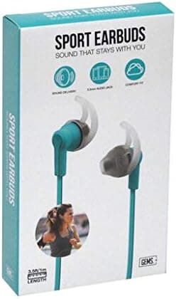 Gems 818009020154 Sport Earbuds, Teal