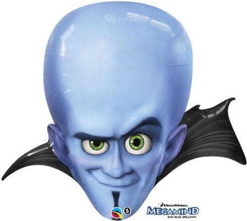 Single Source Party Supplies - 36" Megamind Shape Mylar Foil Balloon