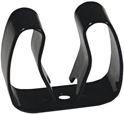 1 1/4 (A), 1 5/8 (B), Capacity - 3/4 to 1 1/8 dia, Full Vinyl Coating, Spring Steel, Gripper Clip (1 Each)