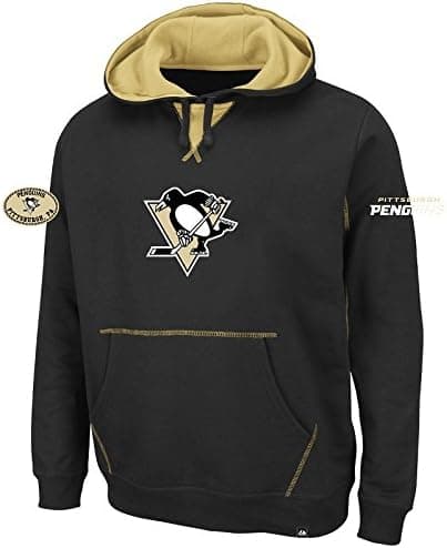 Pittsburgh Penguins Majestic "Sky High" Hooded Sweatshirt - Black