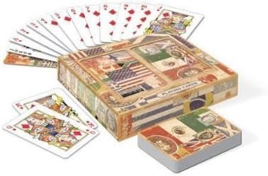Punch Studio Flags of the World Set of Playing Cards