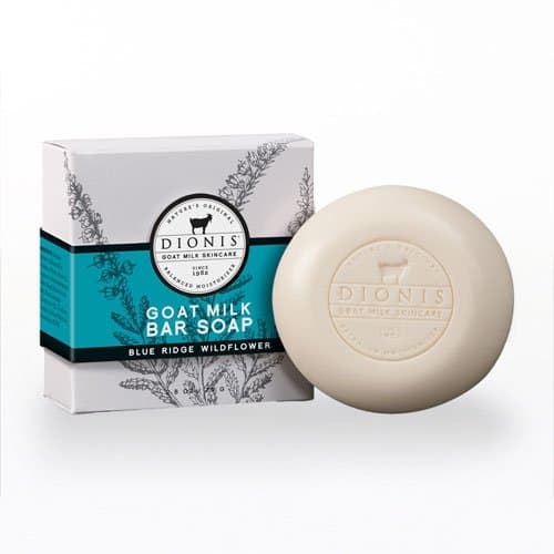 Dionis Original Goat Milk Skincare, Blue Ridge Wildflower Milled Bar Soap, 2.7 Ounce