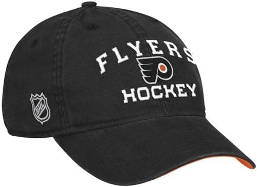 Reebok Philadelphia Flyers NHL Center Ice Locker Room Team Slouch Adjustable Hat