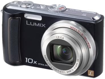 Panasonic Lumix DMC-TZ5K 9MP Digital Camera with 10x Wide Angle MEGA Optical Image Stabilized Zoom (Black) (OLD MODEL)