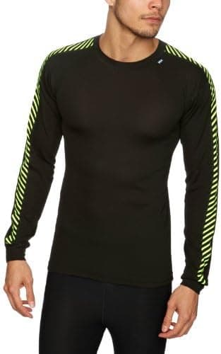 Helly-Hansen Helly Hansen Men's Stripe LIFA Performance Long Sleeve Crewneck Thermal Baselayer Top Shirt