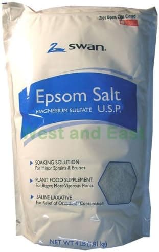 Swan Epsom Salt - 3/4 lbs Bags Value Size Total 12lbs