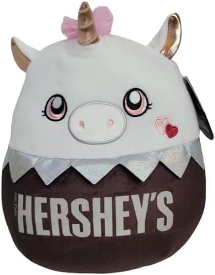 Squishmallows Official Kellytoy Valentines Squad Squishy Soft Plush Toy Animal (Sofia Unicorn (Candy Scented))