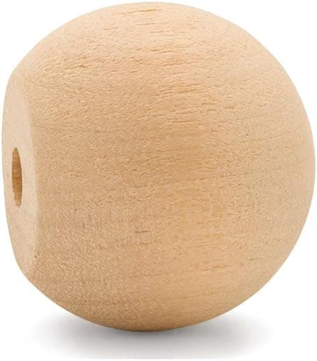 Woodpeckers Unfinished Wood Ball Knobs 1-3/4 inch for Kitchen Cabinet Knobs, Drawer Knobs, Dresser Knobs and Crafts, Pack of 12