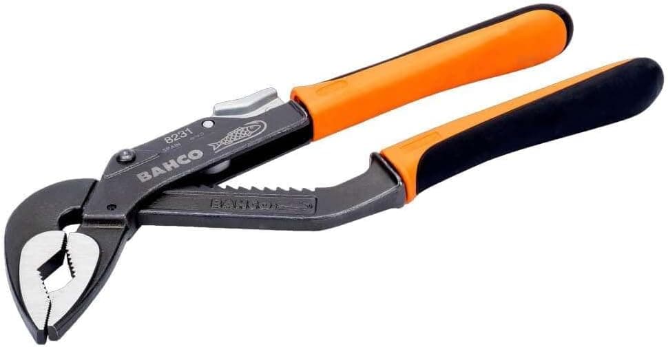 Bahco 8231 Adjustable Joint Pliers, 8-Inch Big Mouth