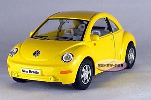 New 1:32 Volkswagen Beetle Coupe Alloy Diecast Car Model Toys Yellow 153b /item# G4W8B-48Q19277