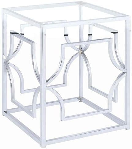 Coaster Home Furnishings Mischa Dining Table Base, Chrome
