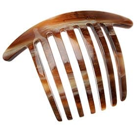 France Luxe Mini French Twist Comb - Caramel Horn