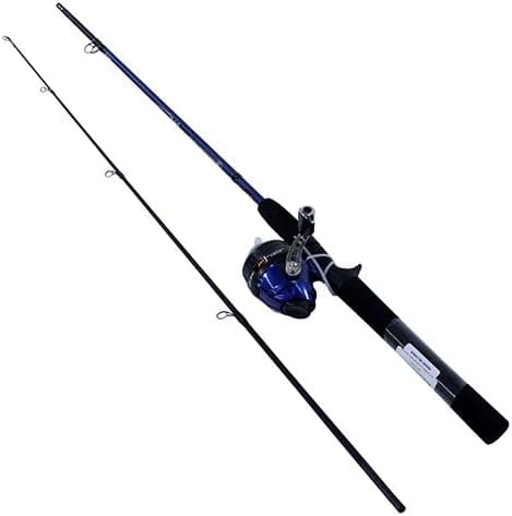 Lew's Fishing WGC2056M-2 Lews Fishing, Ameican Hero Spincast Combo, 3.1: Gear Ratio, 5'6" 2pc Rod, Medium Power