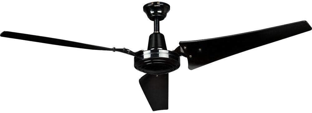 Hampton Bay 60 in. Black Industrial Ceiling Fan