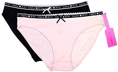 Betsey Johnson Womens Cotton Bikini Panty Underwear 2-PK