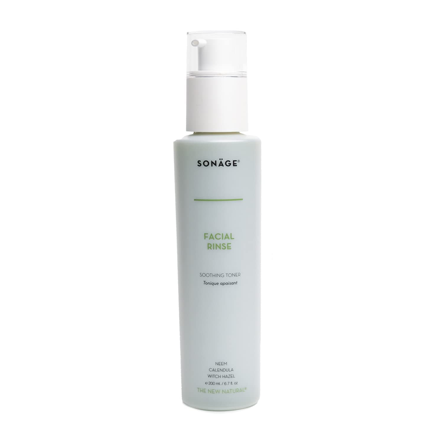 Sonage Soothing Facial Rinse | Alcohol-Free Toner | Calms, Energizes, and Restores pH Balance of Skin | Gentle for All Skin Types