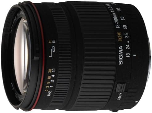 Sigma 18-200mm f/3.5-6.3 DC Lens for Canon Digital SLR Cameras