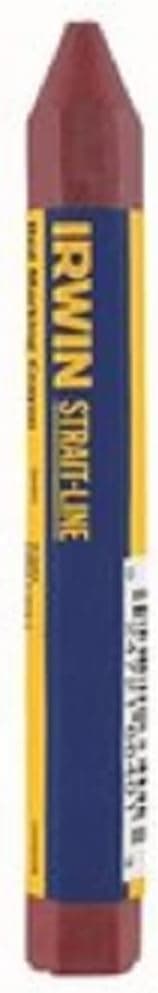 IRWIN Strait-Line Yellow Marking Crayon 12-Pack (Red 66501)