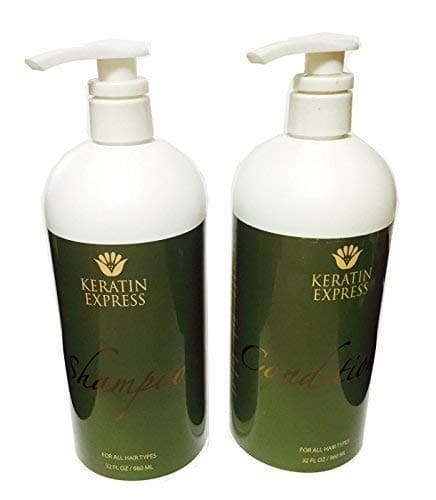 Keratin Express Shampoo/Conditioner Liters Duo Color Safe for All Hair Types, 32 fl oz