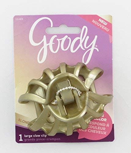 Goody Large Seashell Claw Clip Blonde, Pack of 3
