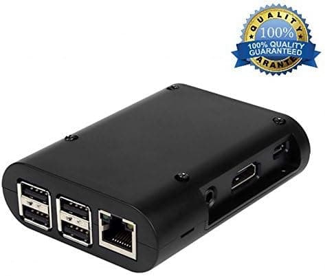 SainSmart ABS Plastic Case for Raspberry Pi 2 Model B & Pi B+ Access to All Ports (Black)