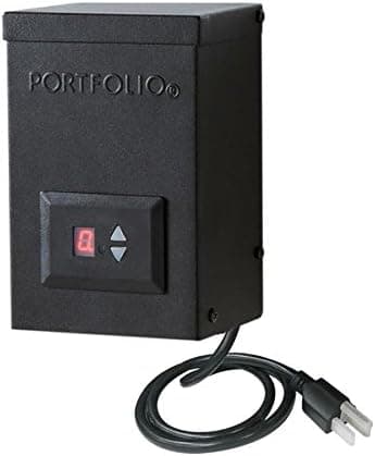 Portfolio Multi-Tap Landscape Lighting Transformer with Digital Timer