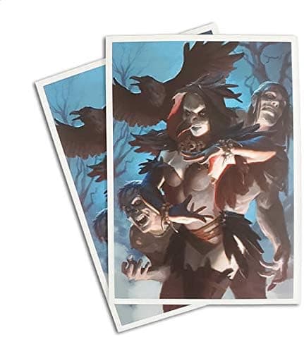 Morgan, Raven Necromancer - 100 Matte Card Sleeves (FN2S)
