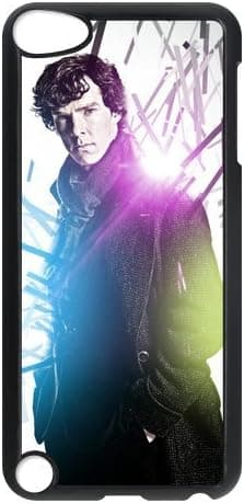 Sherlock Custom Case for iPod Touch 5, VICustom iTouch 5 Protective Cover(Black&White) - Retail Packaging
