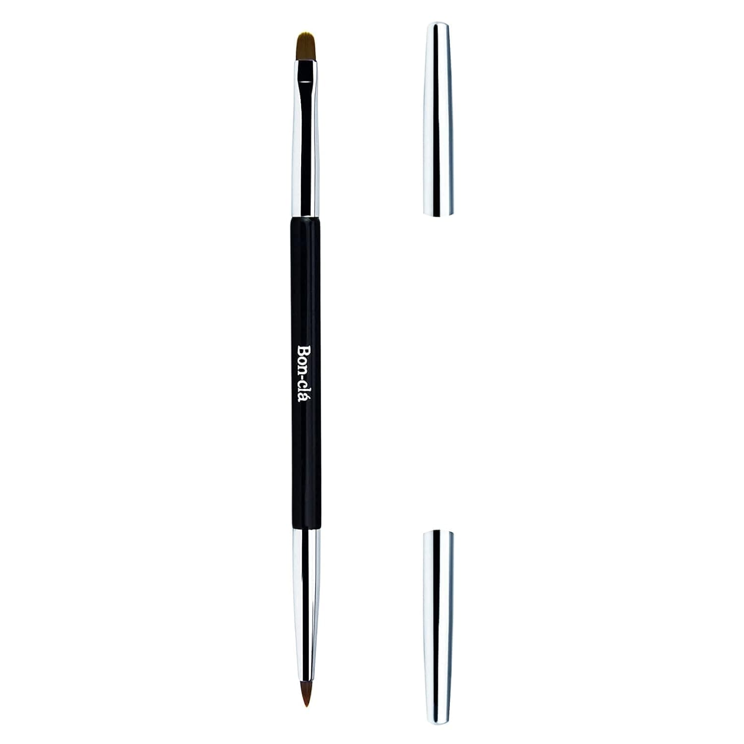 Bon-clá Eyeliner Brush, Double-Ended, Combination with Eyeliner for Create Glamorous Eye Makeup, Portable Travel Brush