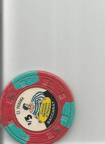 $5 el panama baccarat casino chip token panama