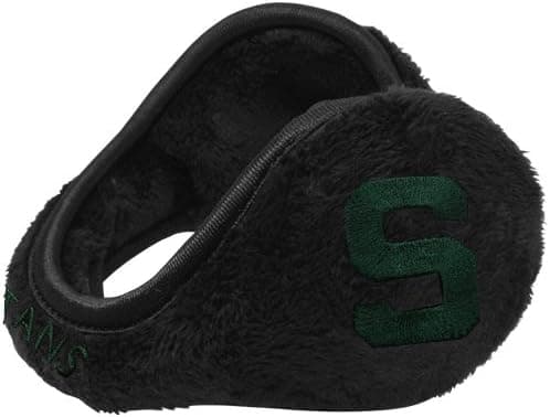 NCAA Michigan State Spartans Fleece Logo Ear Warmers - Black