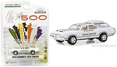 New DIECAST Toys CAR Greenlight 1:64 Hobby Exclusive - 1970 Oldsmobile Vista Cruiser - 54TH INDY 500 Official PACE CAR 30049