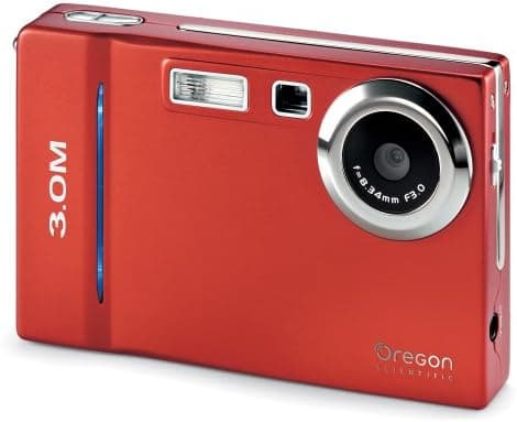 Oregon Scientific DS6688-R 3MP ThinCam Digital Camera (Red)