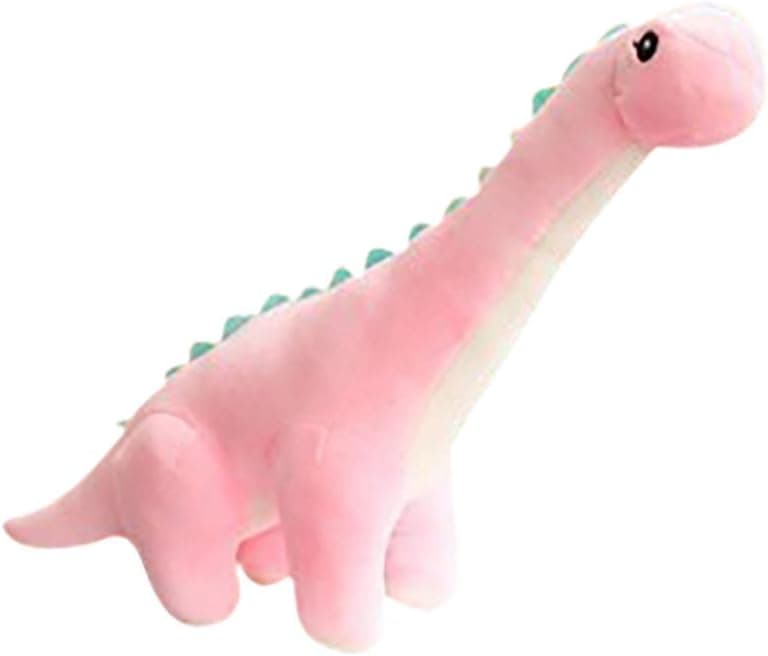 Dinosaur Plush Toys Brontosaurus Stuffed Animal Toys, Cartoon Brontosaurus Dinosaur Doll Soft Plushies Cute Dinosaur Hugging Pillow Decor Sleeping Companion Boys Birthday Gift (Pink, 35×20cm)