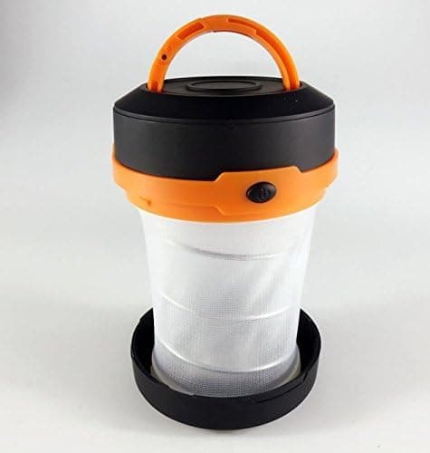 E-Bro New Version Cool Pop-Up LED Flashlight Light Collapsible Lantern Outdoor Camping Hiking Lamp Orange