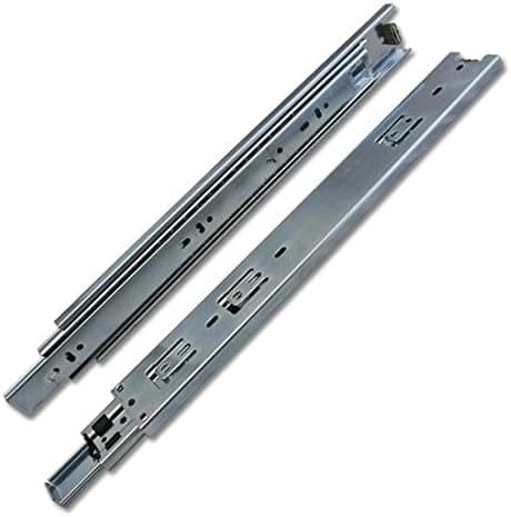 Heavy Duty, Full Extension Drawer Slide w/1" Over Travel, 24", 130 lb Capacity