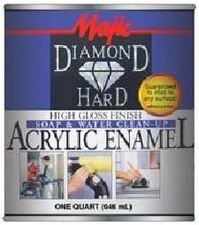 Majic Paints 8-1519-2 Diamond Hard Acrylic Enamel High Gloss Paint, 1- Quart, Off White