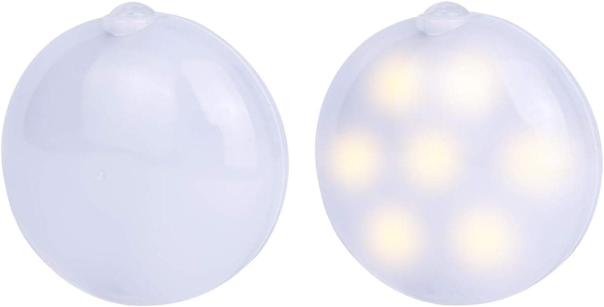 Motion Sensor Night Light Battery Powered, Stick On Anywhere, Warm White